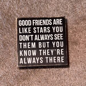 Inspirational Quote Wooden Jewelry Box